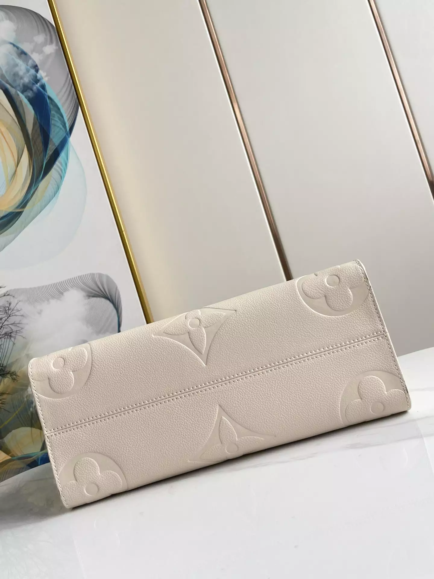 OnTheGo MM Monogram Empreinte Cream Leather - Repbags.ru - Image 8