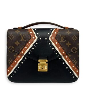 Metis Pochette MM Crossbody bag in Monogram coated canvas, Gold Hardware