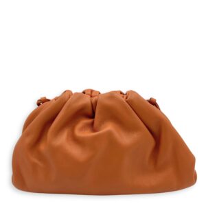 The Pouch Crossbody Bag Brown in Lambskin, Gold hardware