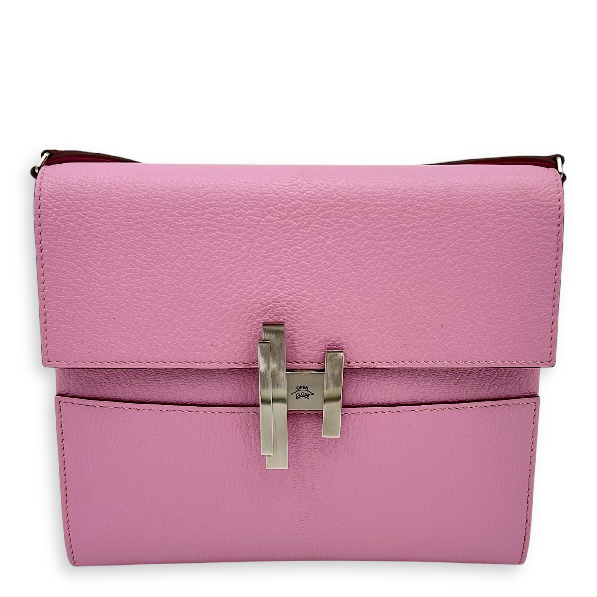 Cinhetic To Go Mauve Sylvestre Shoulder Bag in Epsom, Palladium hardware