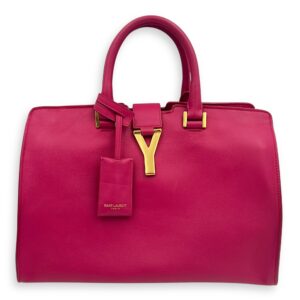 Chyc Top Handle Bag Pink in Calfskin, Gold hardware