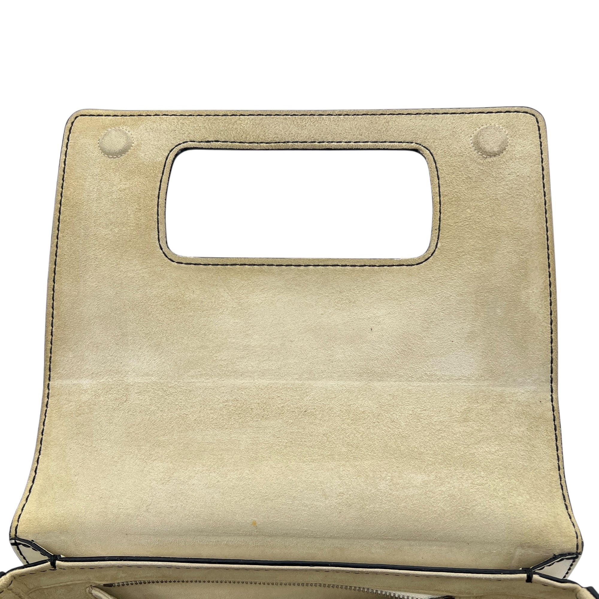 J'adior White Crossbody Bag in Calfskin, Silver hardware - Image 10
