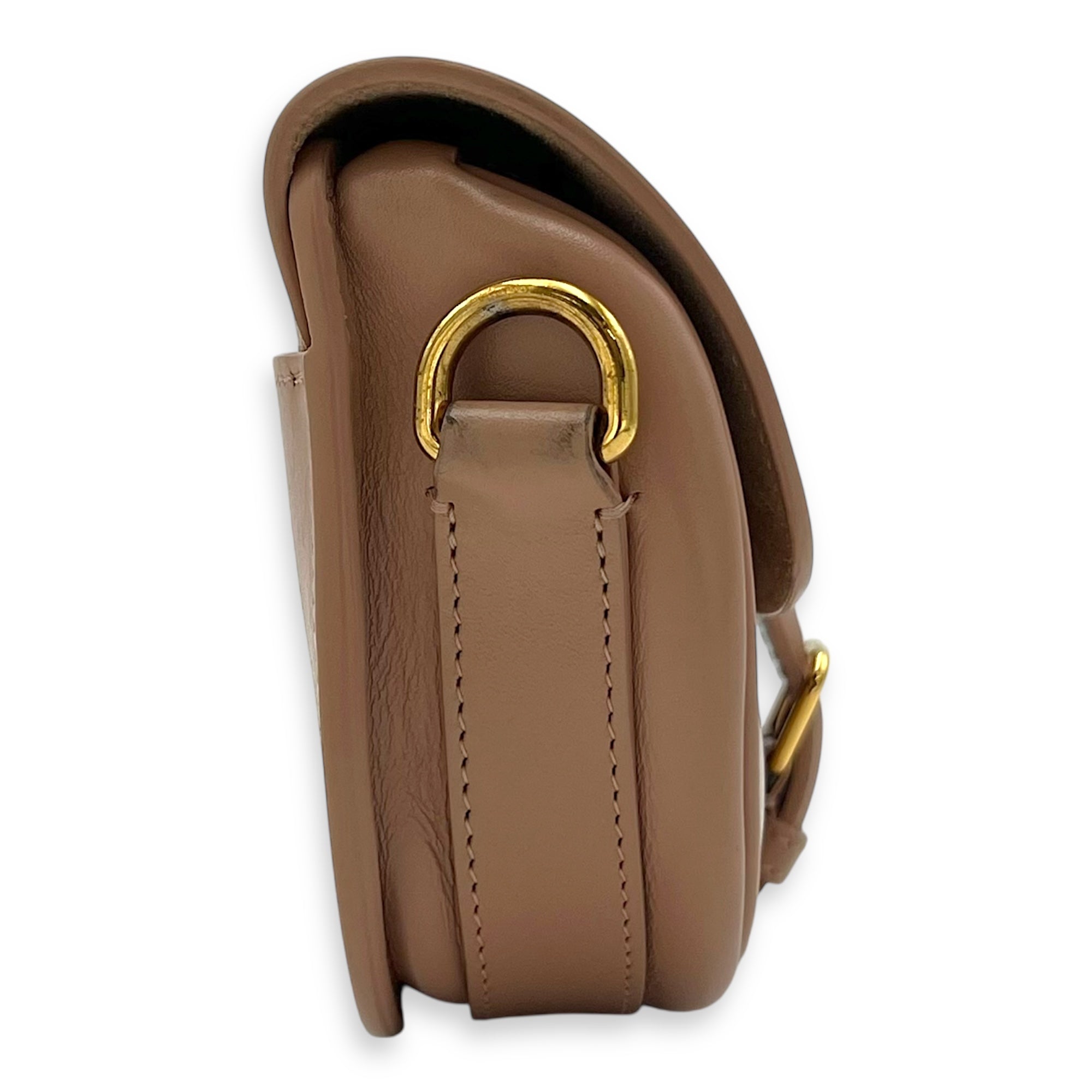 Bobby Shoulder Bag Pink in Calfskin, Gold hardware - Image 4