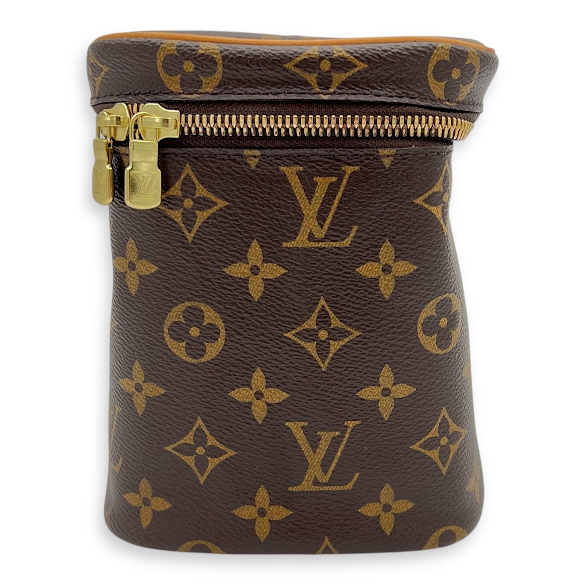 Nice BB Brown Vanity Bag in Monogram Coated Canvas, Gold hardware - Image 4