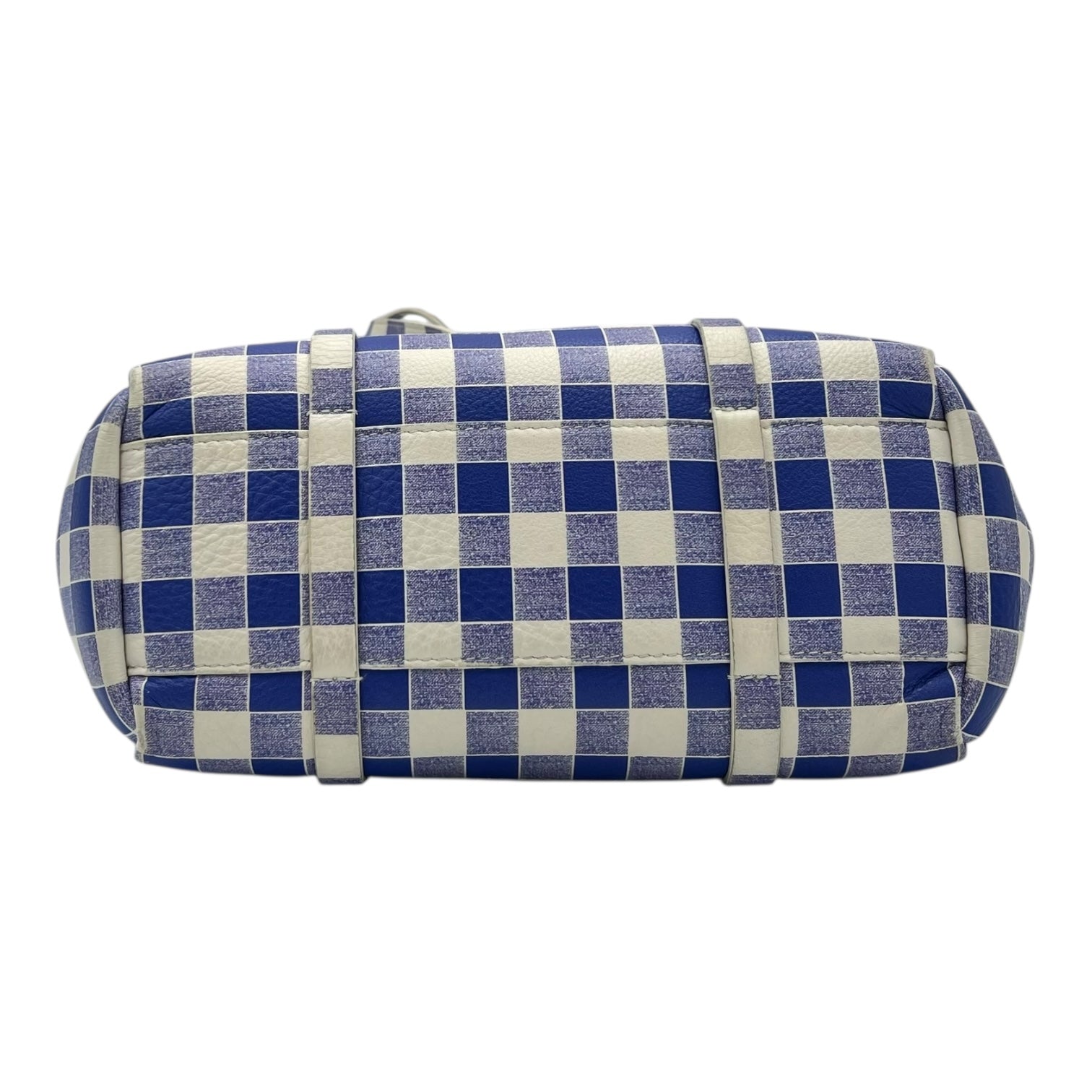 Everyday Tote Bag Blue in Calfskin, Silver hardware - Image 6