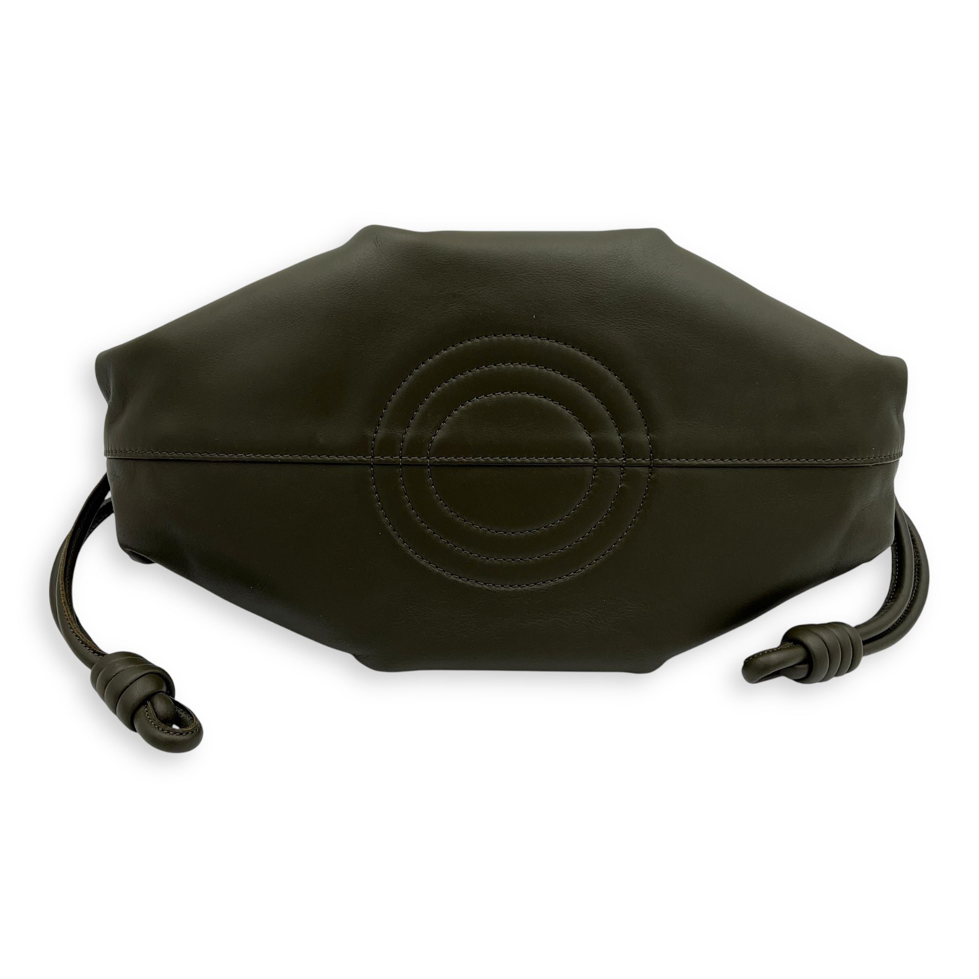 Paseo Top Handle Bag Green in Calfskin, Gold hardware - Image 6