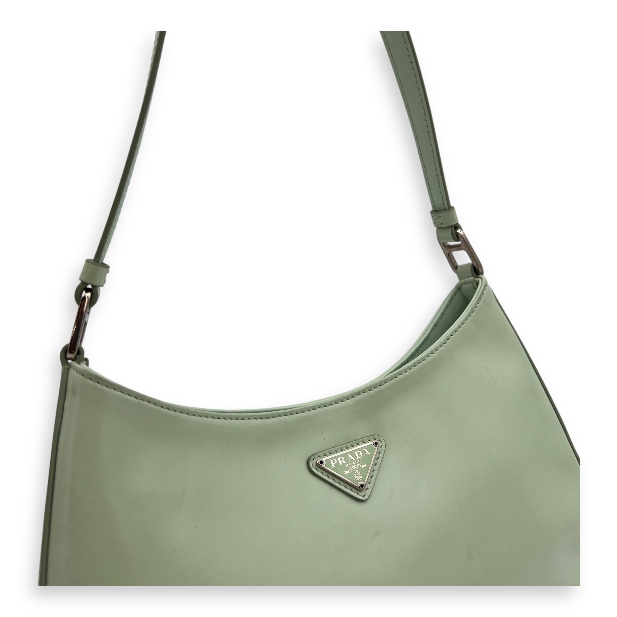 Cleo Shoulder bag in Calfskin, Silver Hardware - Image 7