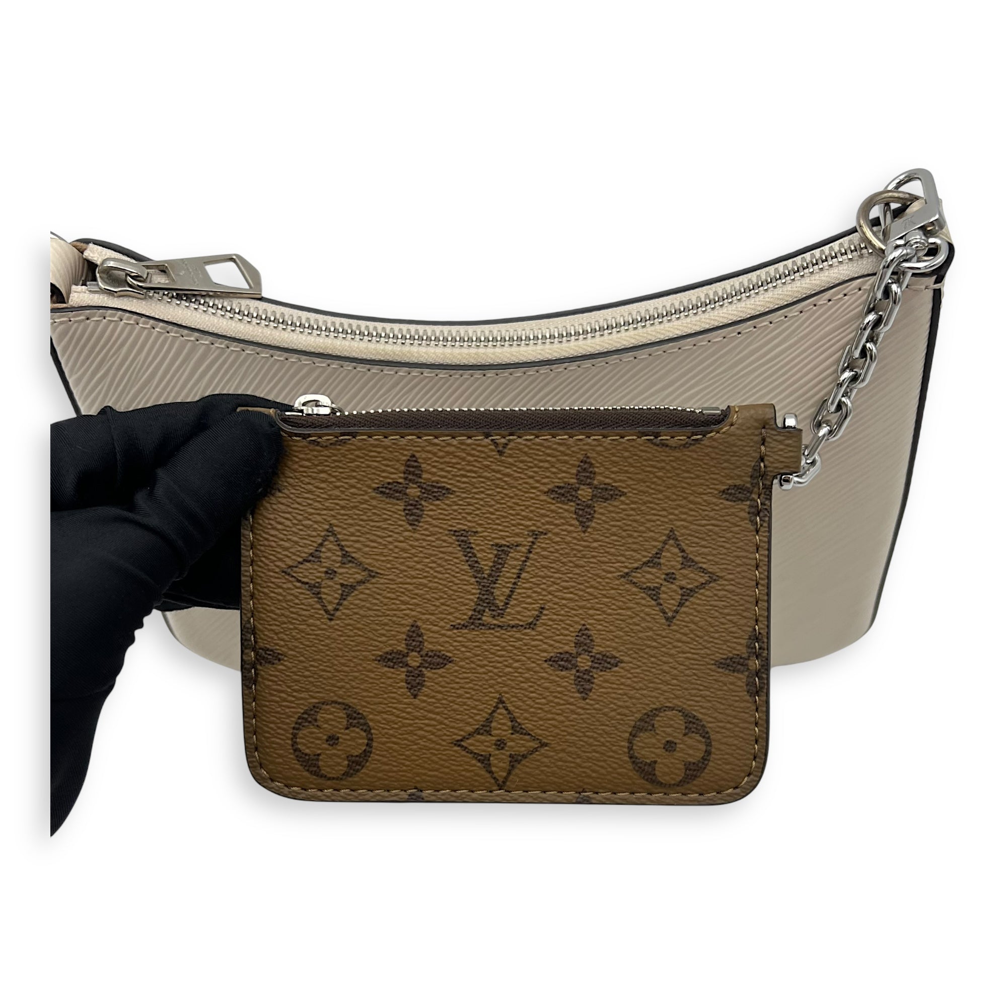 Marelle Shoulder Bag Shoulder bag in Epi leather, Silver Hardware - Image 15