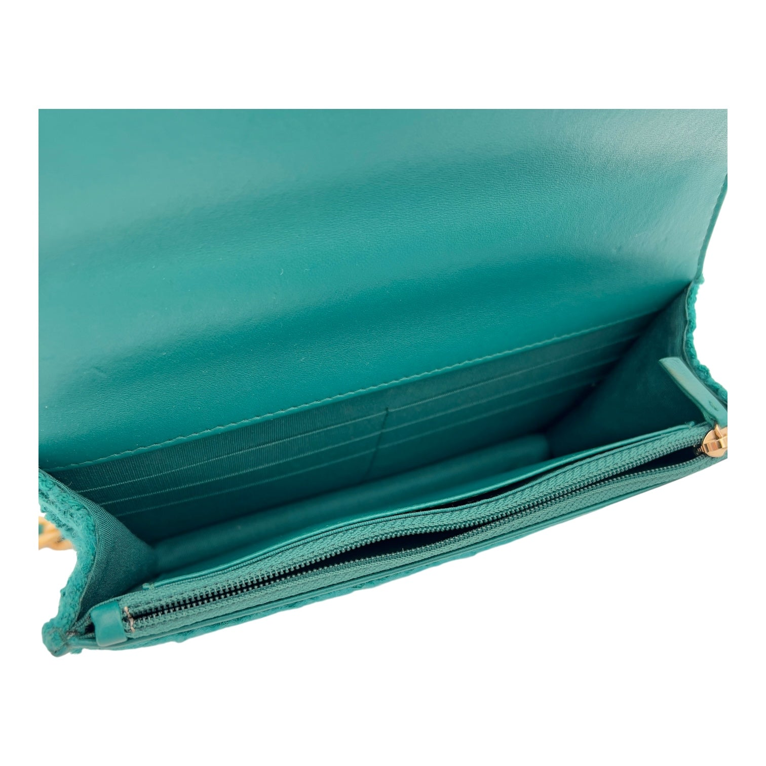 C19 Pouch Wallet On Chain in Tweed, Mixed hardware - Image 7