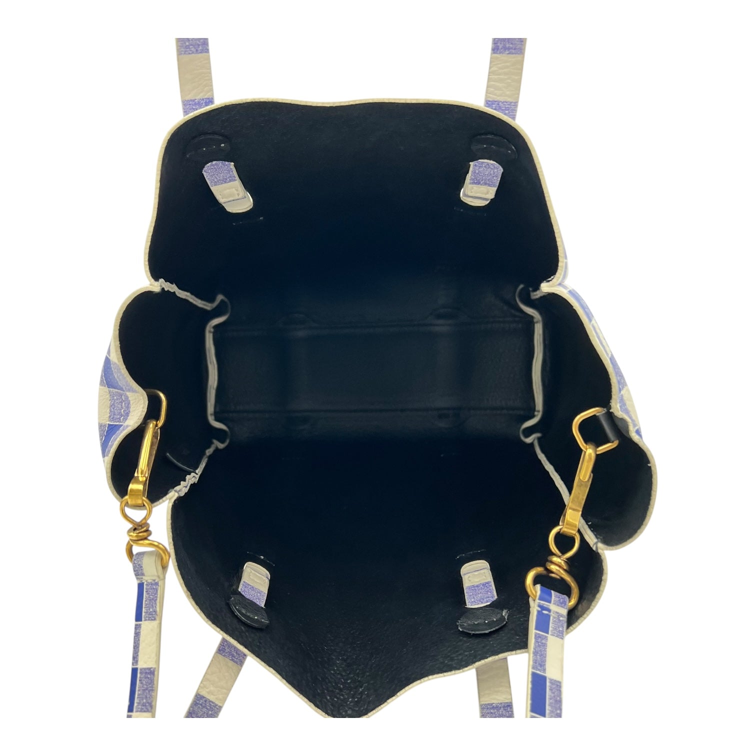 Everyday Tote Bag Blue in Calfskin, Silver hardware - Image 7