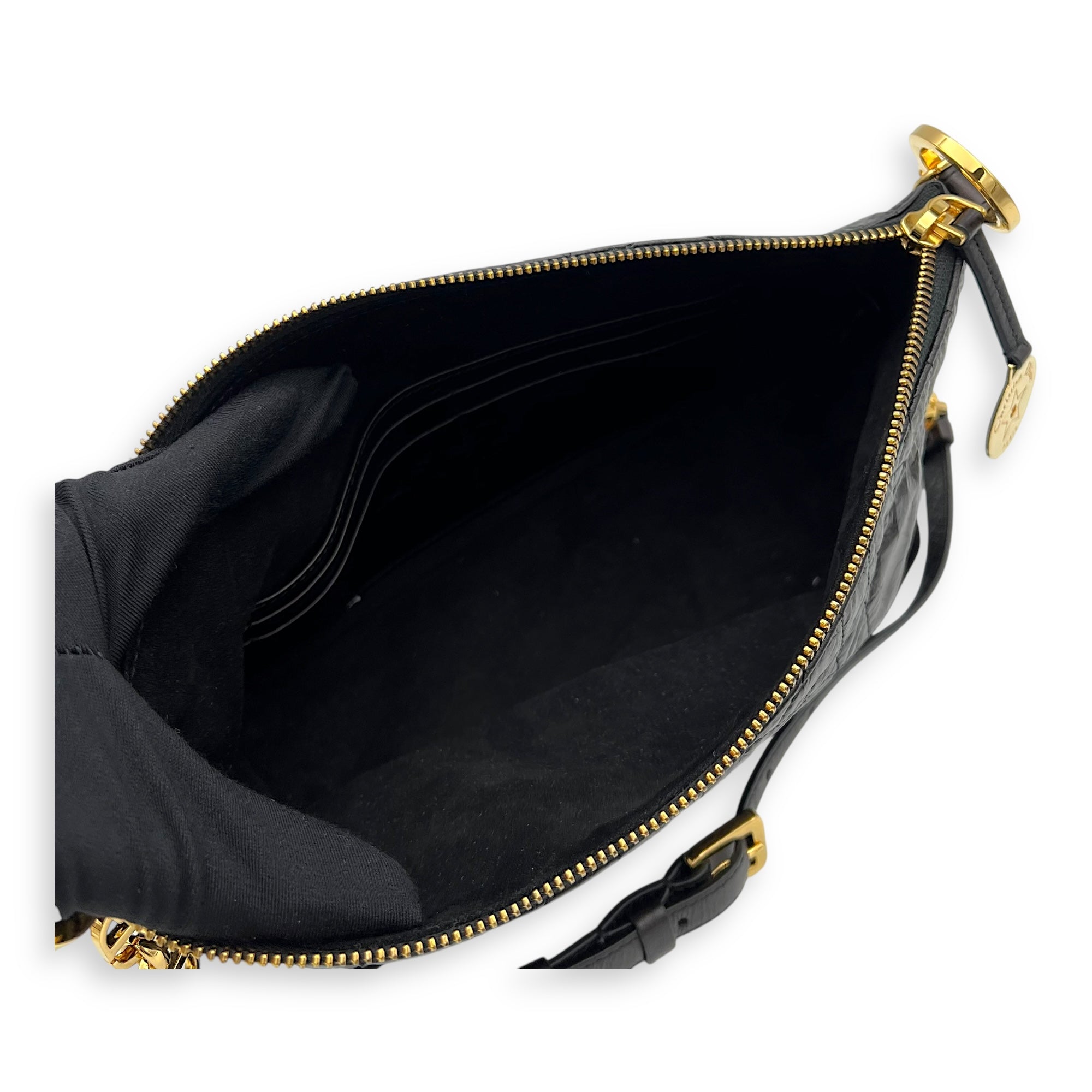 Hobostar Shoulder Bag Black in Calfskin, Gold hardware - Image 9