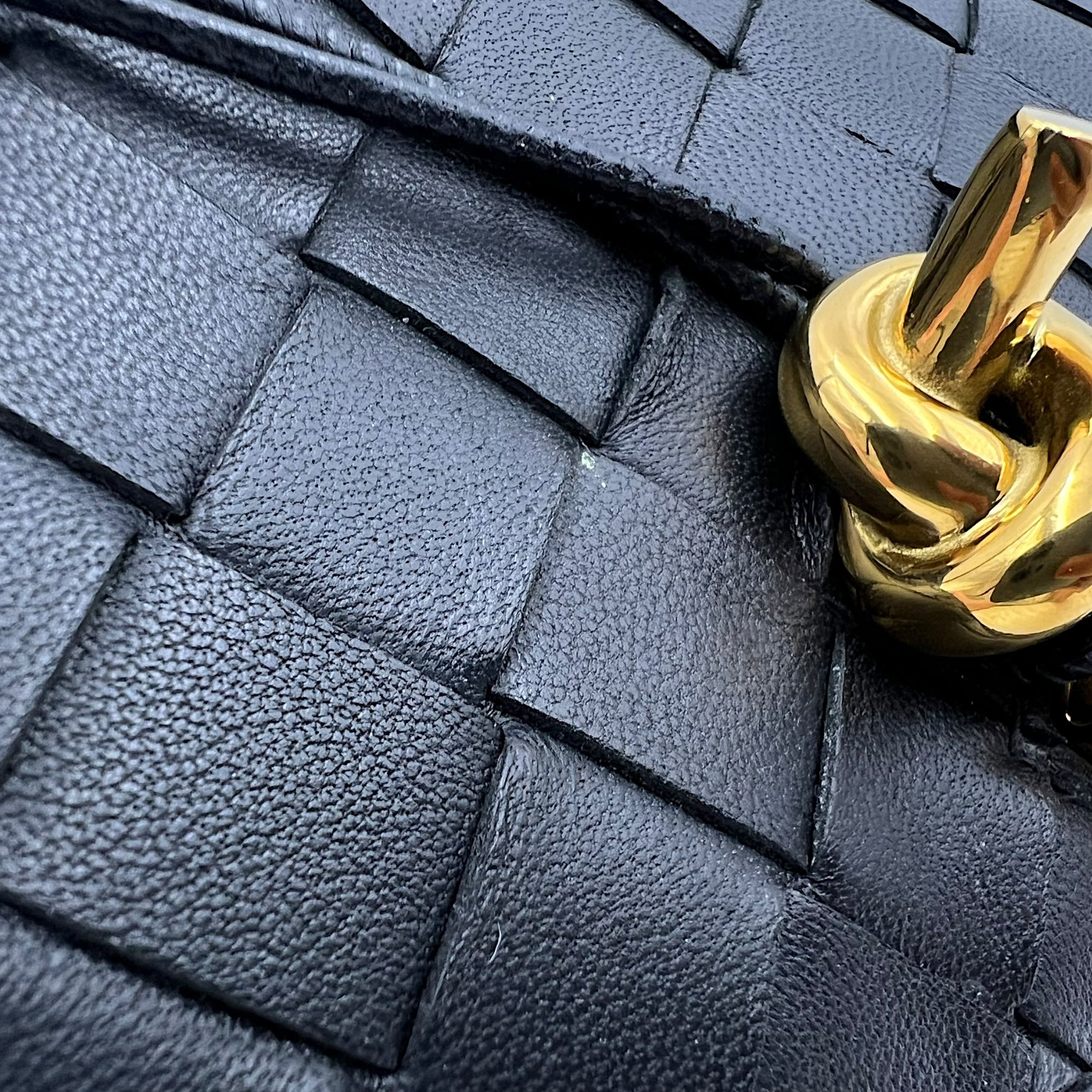 Andiamo Top Handle Bag Black in Lambskin, Gold hardware - Image 9