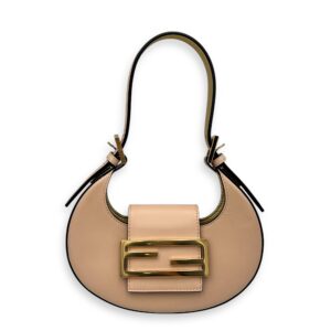 Cookie Mini Top handle bag in Calfskin, Gold Hardware