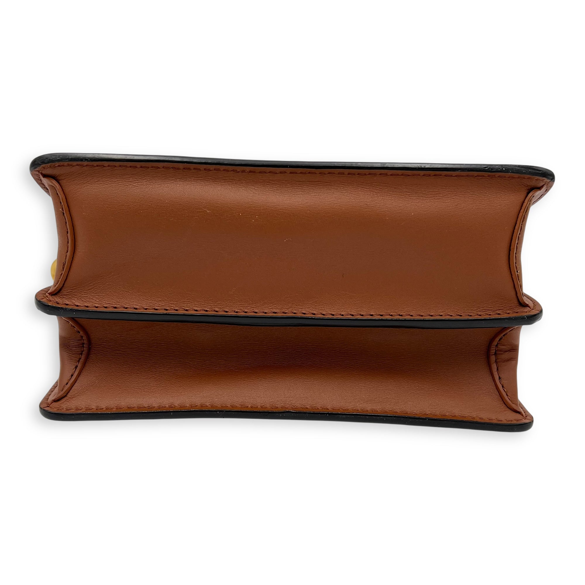 Dauphine Reverse Mini Crossbody bag in Monogram coated canvas, Gold Hardware - Image 6