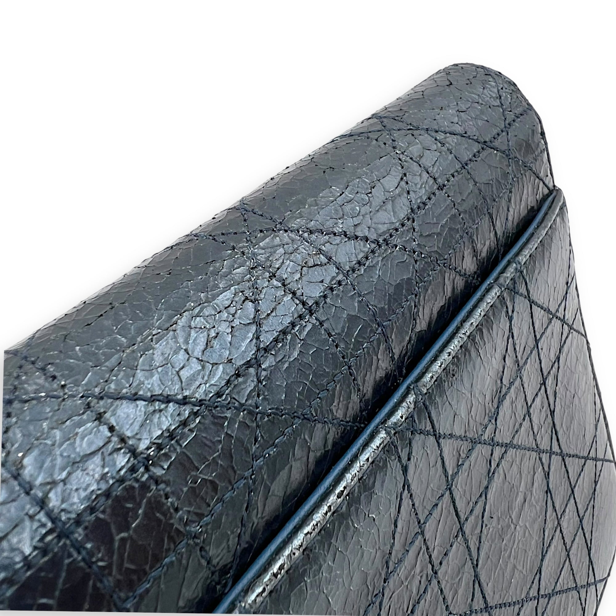 Miss Dior Wallet On Chain Multi-colour in Calfskin, Silver hardware - Image 11