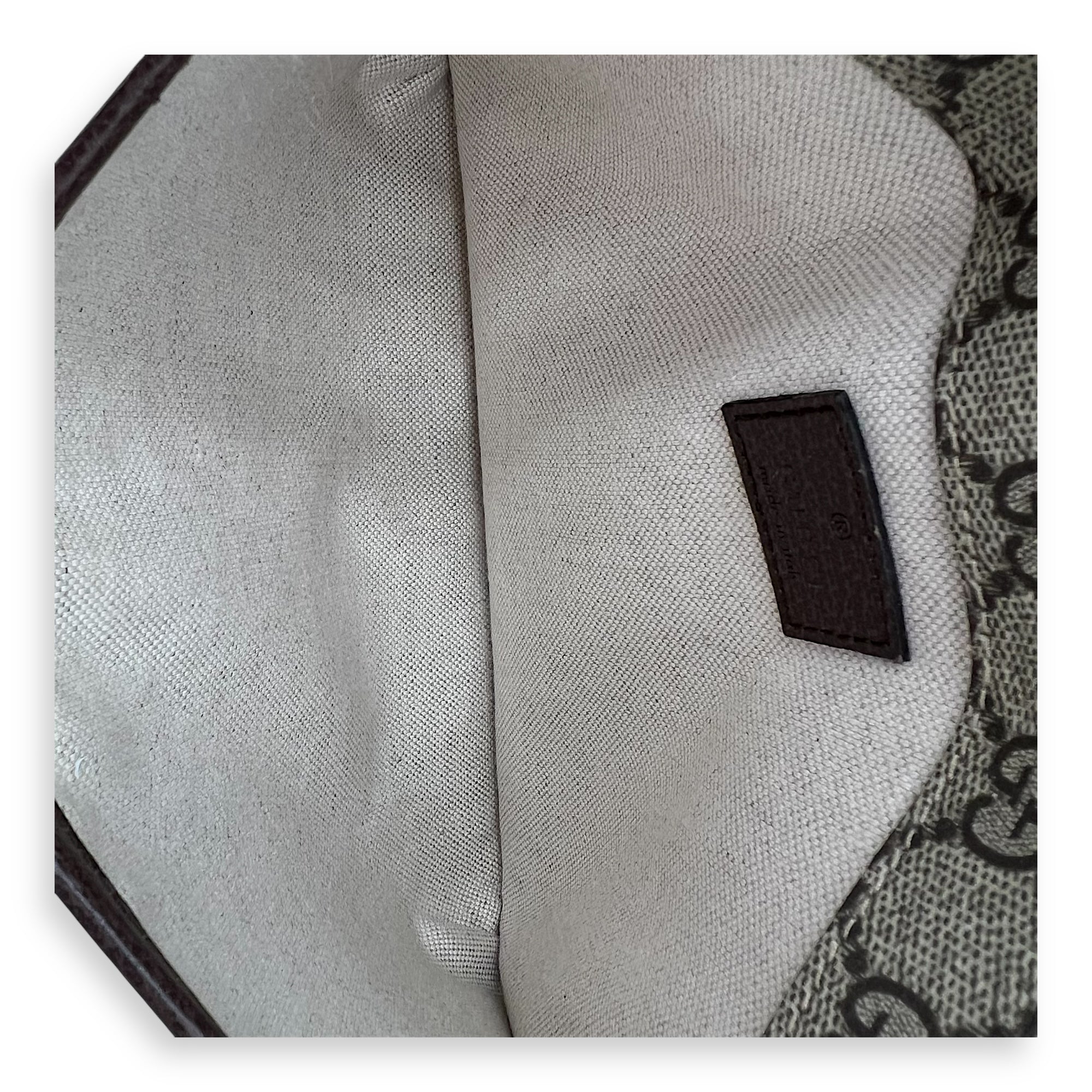 Neo Vintage Belt Bag Brown in Coated Canvas, Gold hardware - Image 11