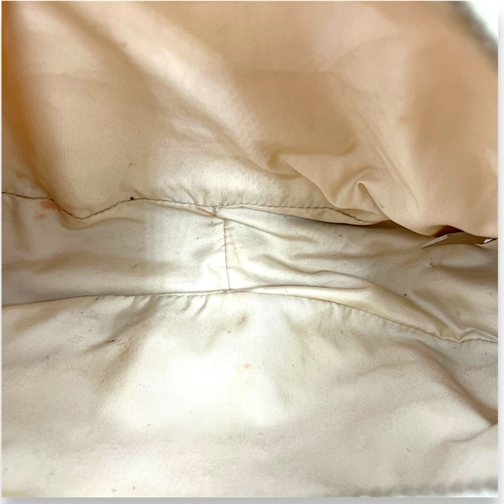 Travel Line Shoulder Bag Beige in Jacquard, Gold hardware - Image 14