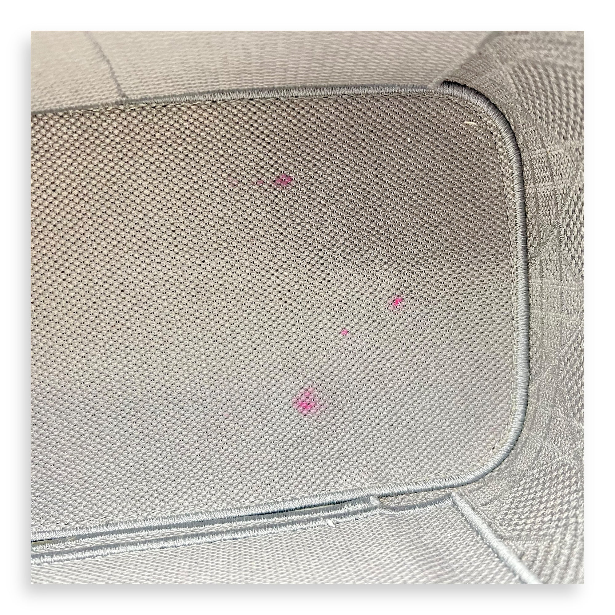 D-Lite Vanity Top Handle Bag Grey in Canvas, Silver hardware - Image 15