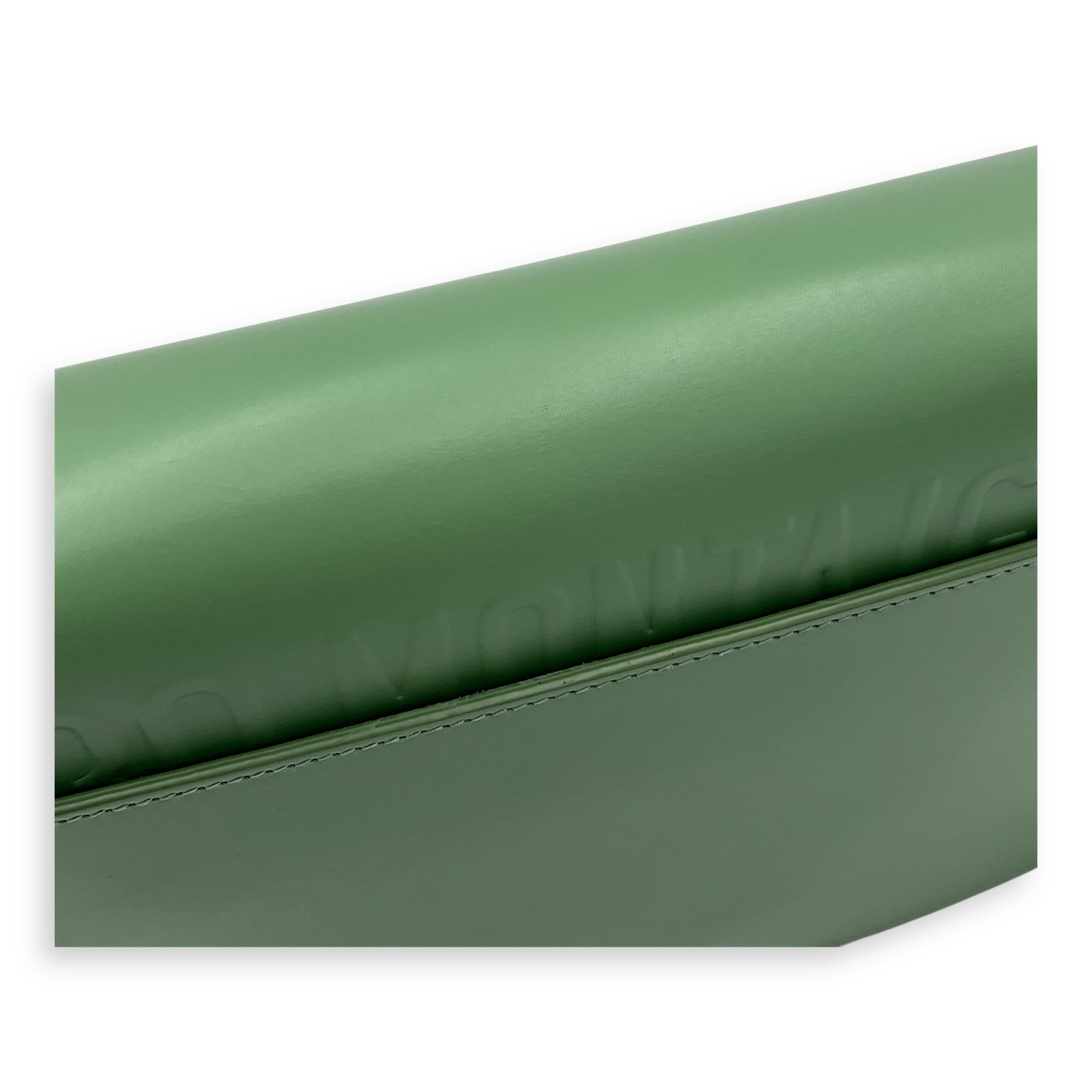 Bobby Crossbody Bag Green in Calfskin, Gold hardware - Image 12