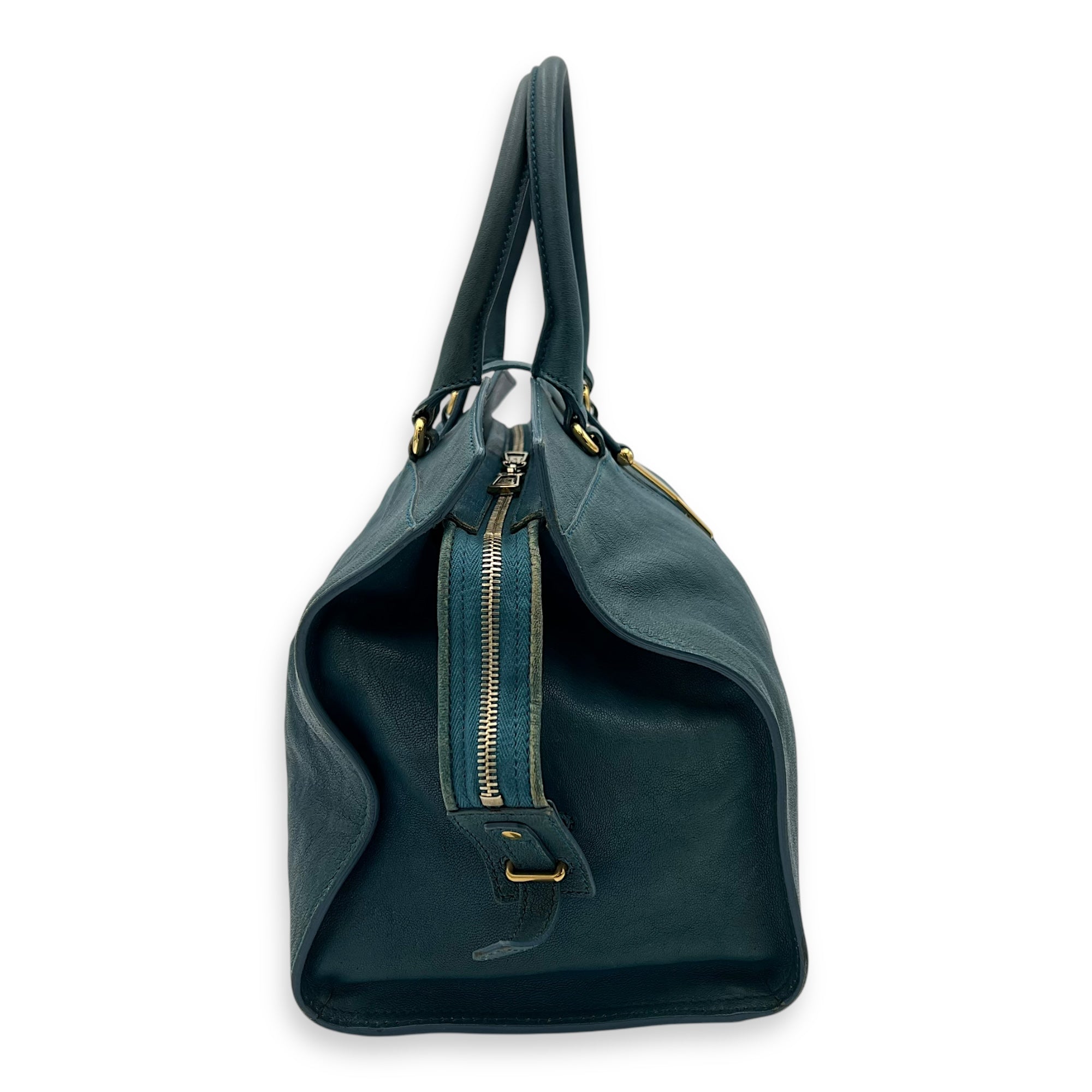 Cabas Chyc Sac Ligne Y Top handle bag in Calfskin, Gold Hardware - Image 5