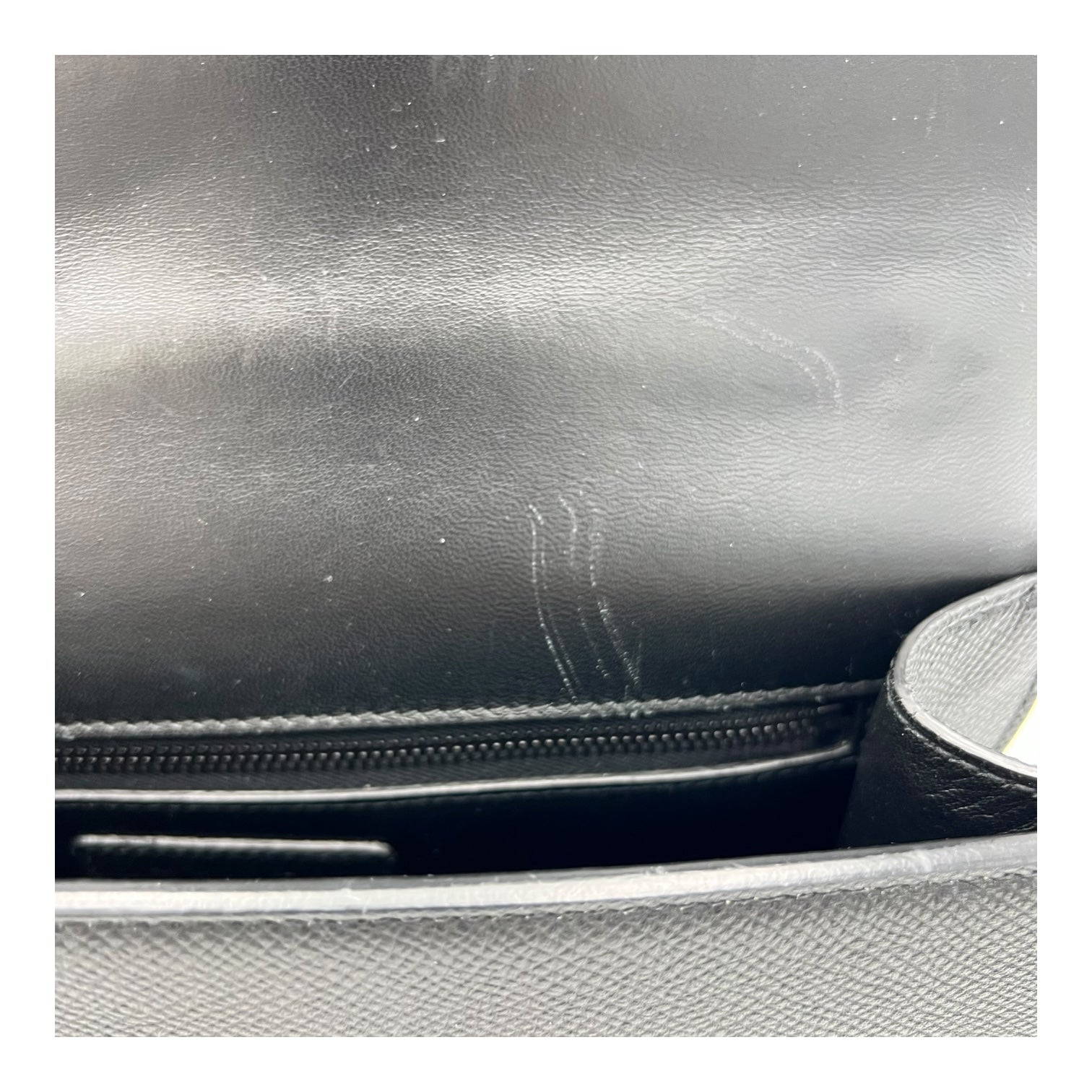 30 Montaigne Shoulder Bag Black in Calfskin, Lacquered Metal hardware - Image 9