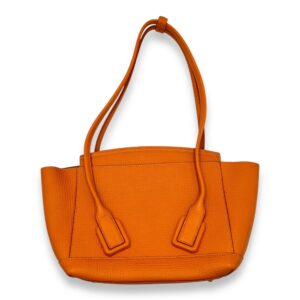 Arco Top Handle Bag Orange in Calfskin, Gold hardware