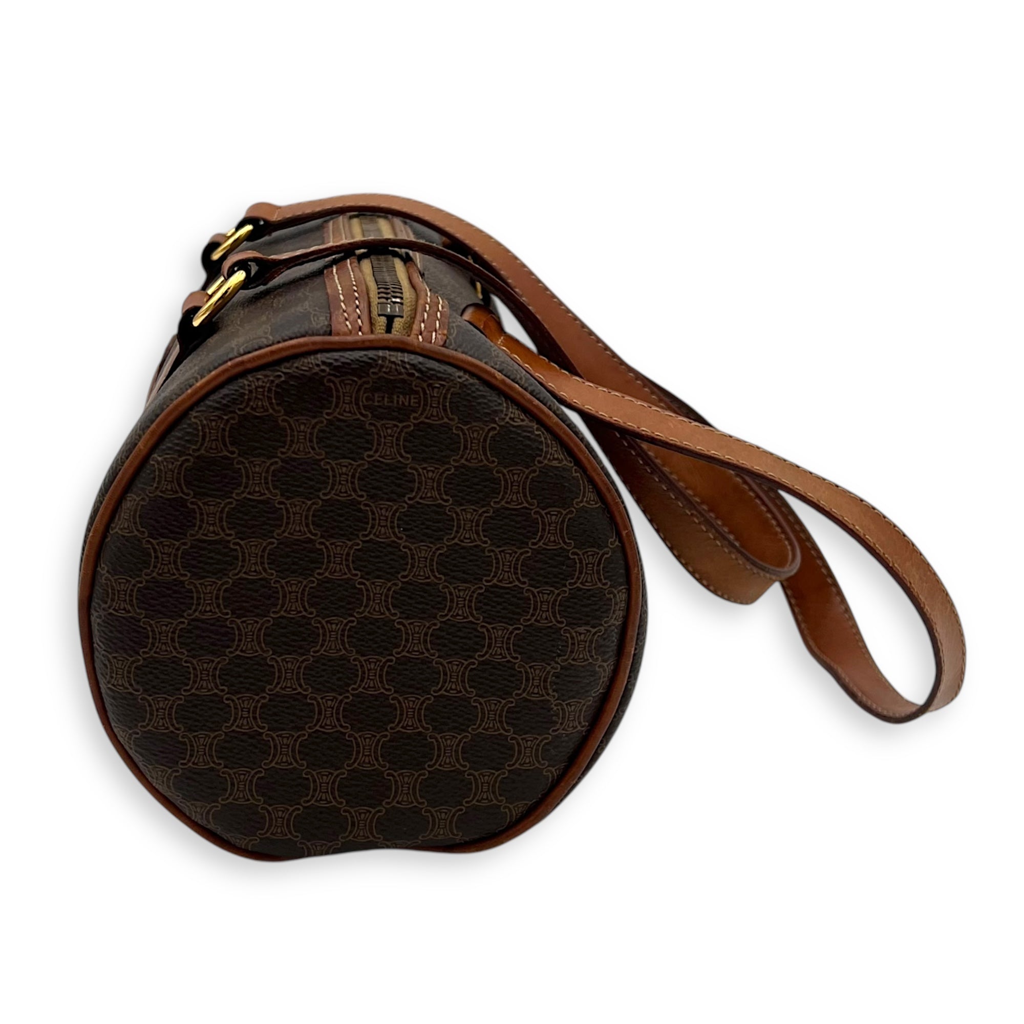 Macadam Shoulder Bag Brown in Coated Canvas, Gold hardware - Image 5