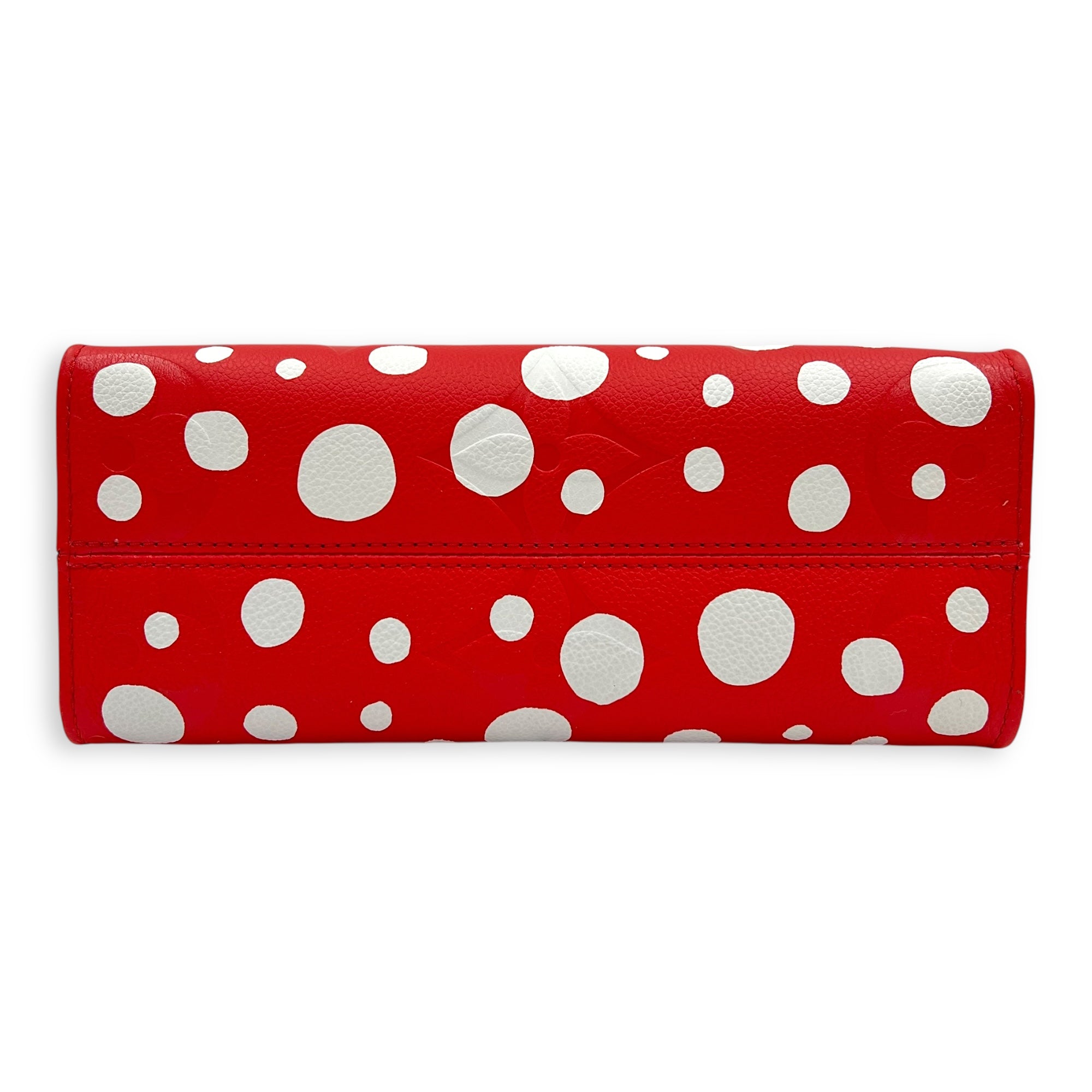 OnTheGo PM x Yayoi Kusama Top Handle Bag in Empreinte Leather, Silver hardware - Image 5