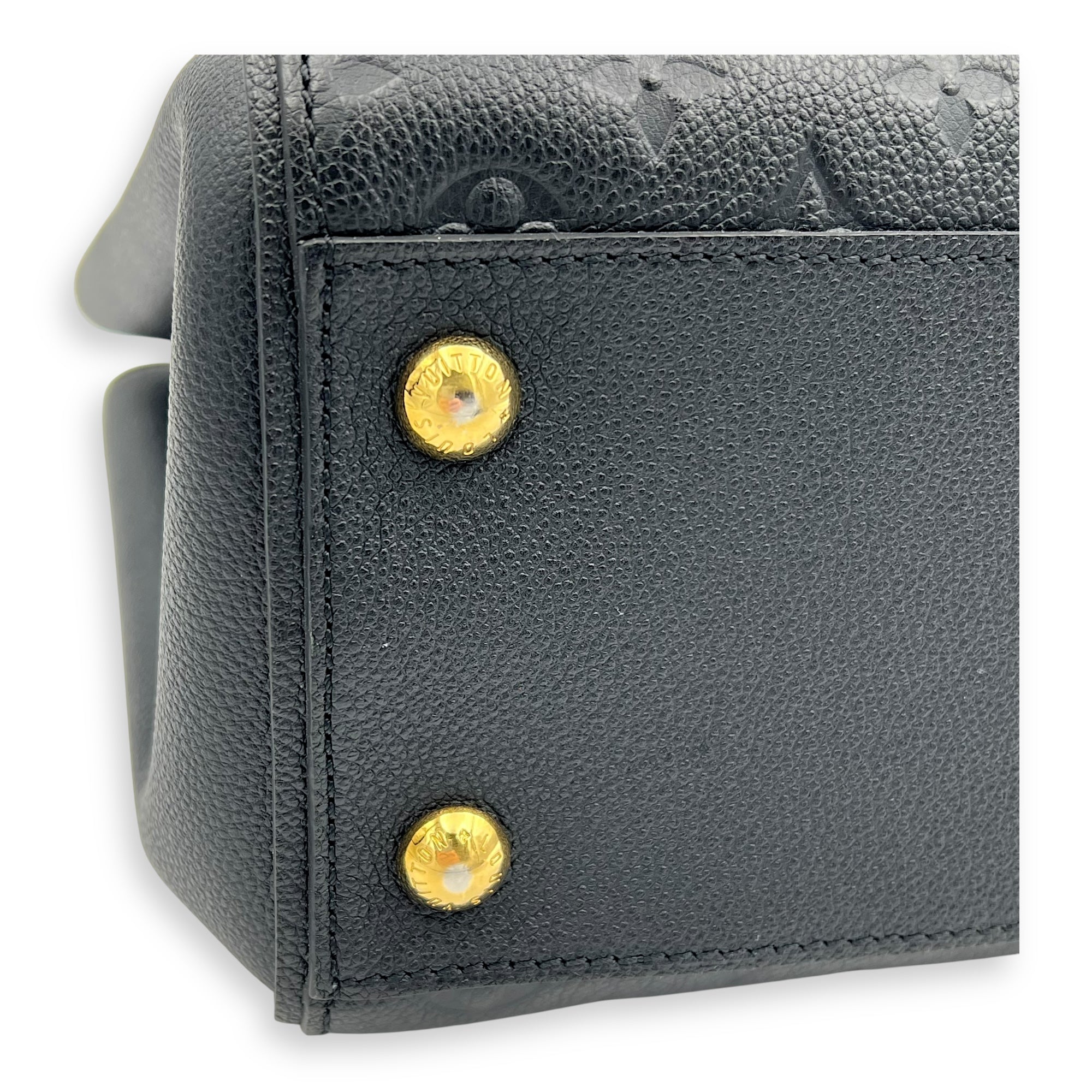 Trocadero Shoulder Bag Black in Empreinte Leather, Gold hardware - Image 7