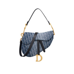 Saddle Bag with Strap Denim Dior Oblique Jacquard - Repbags.ru