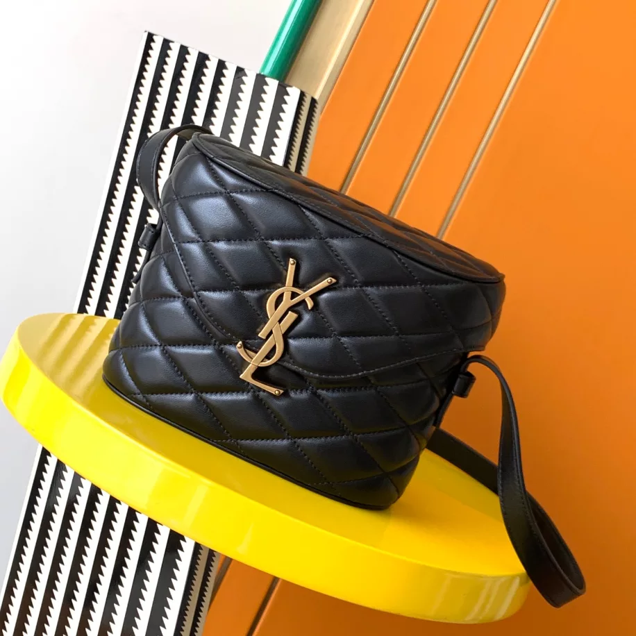 Saint Laurent June Box Bag in Quilted Lambskin - Image 3