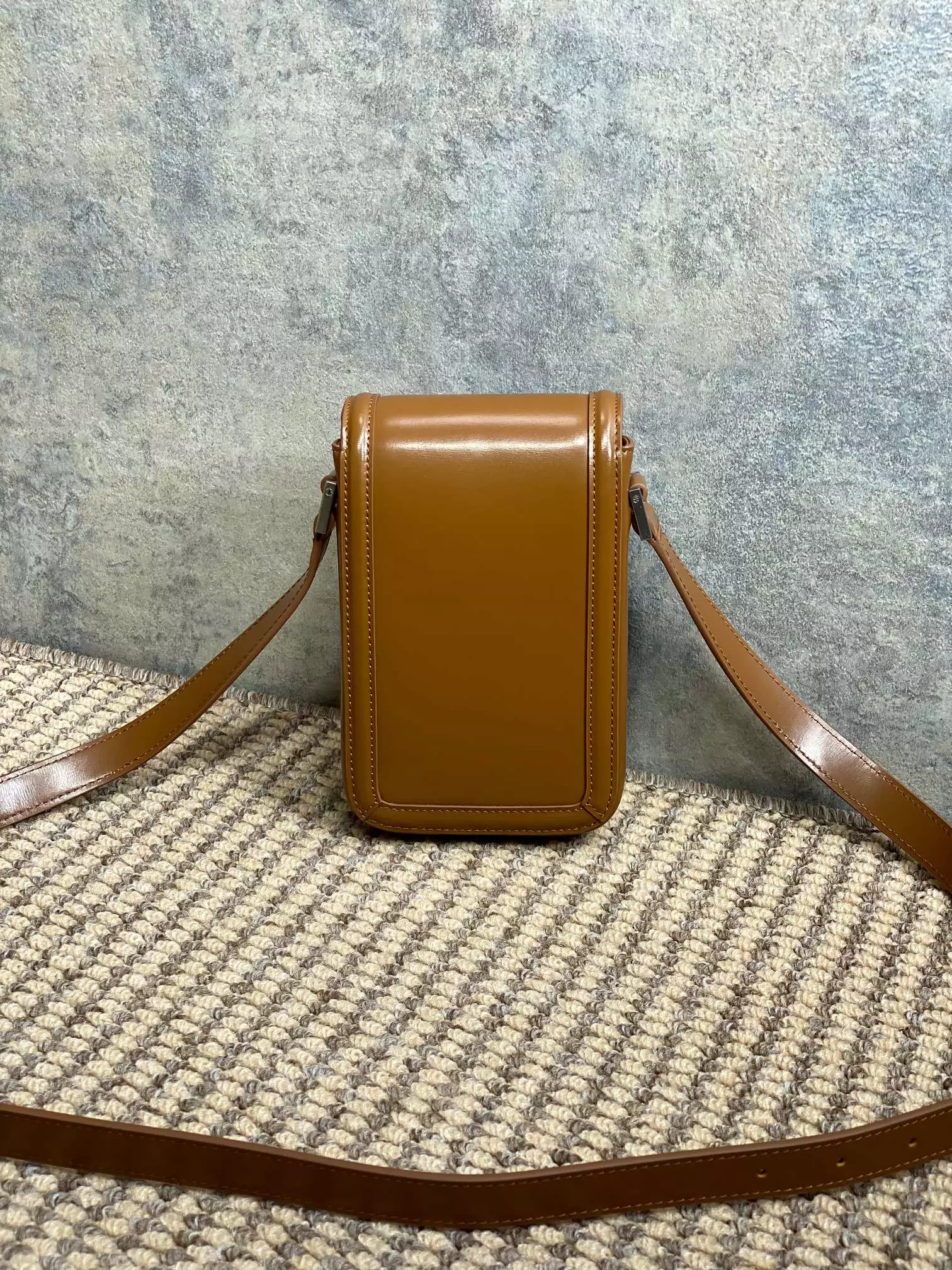 Solferino Mini in Fox Smooth Leather - YB067 - Repbags.ru - Image 7