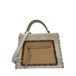 Fendi Bicolor Runway Whipstitch Tote Bag