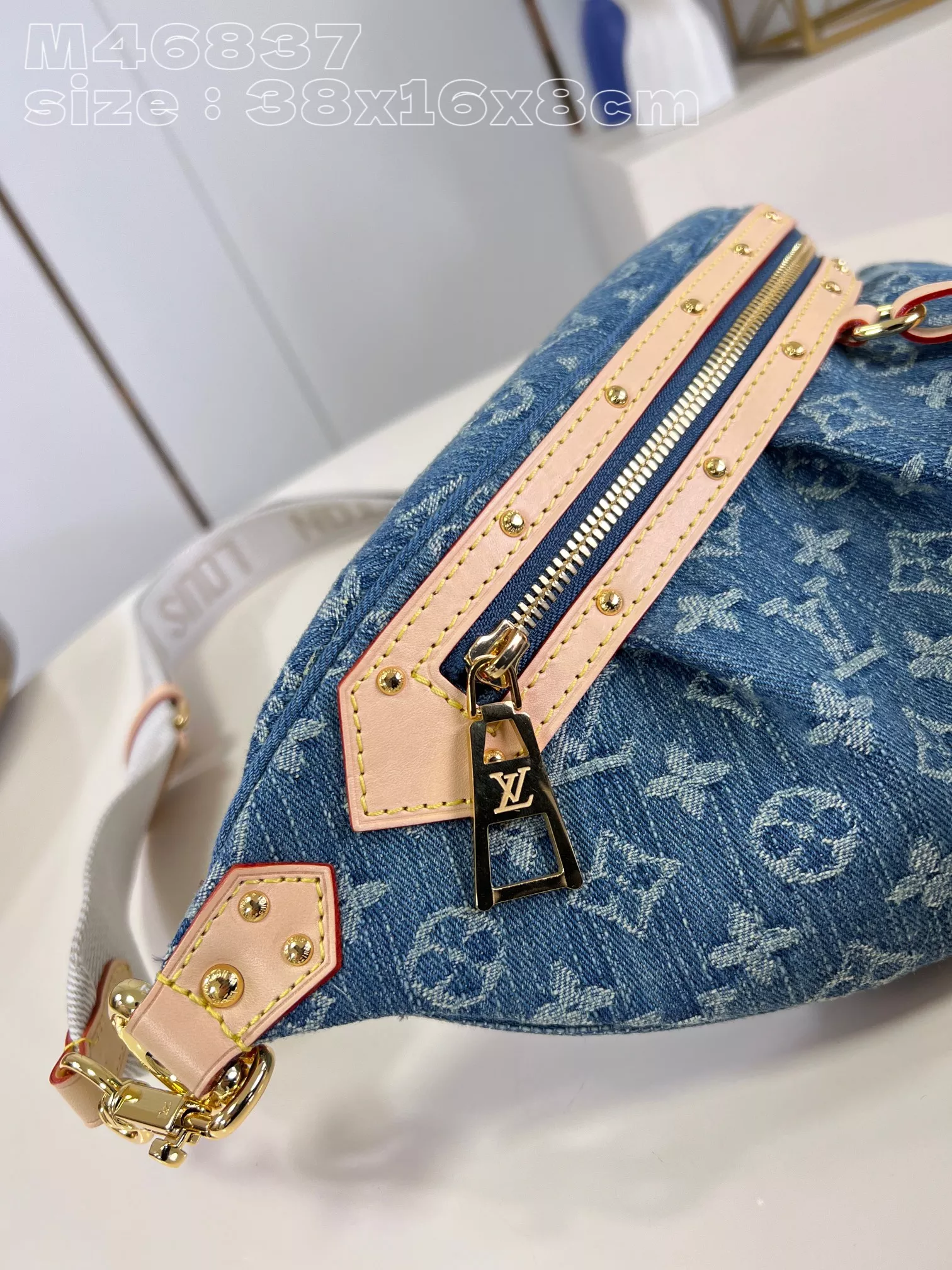 LV High Rise Monogram Denim - ReplicaBags.is - Image 4