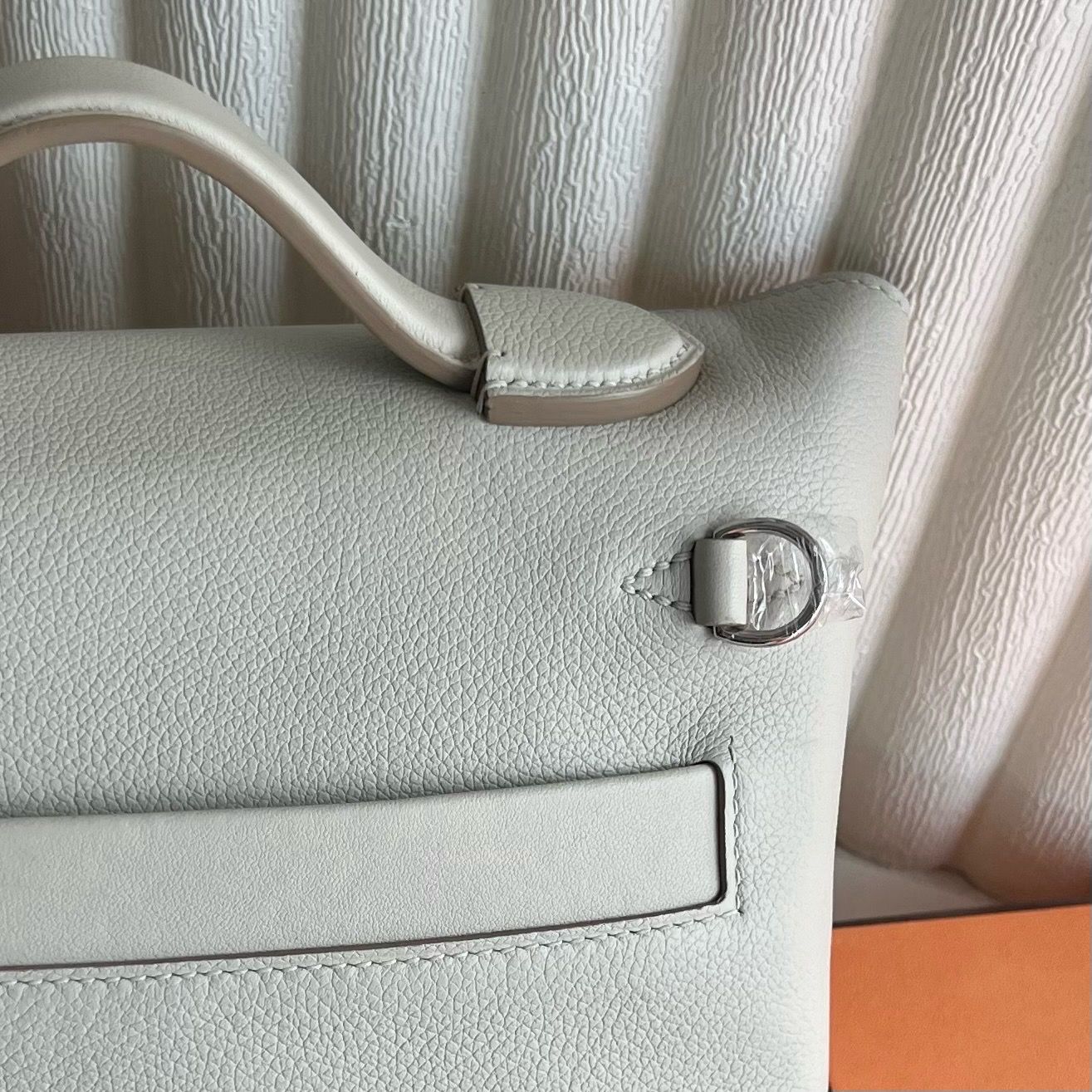 Hermes 24/24 Mini 21 Handmade Bag in Beton Evercolor Leather - Image 7