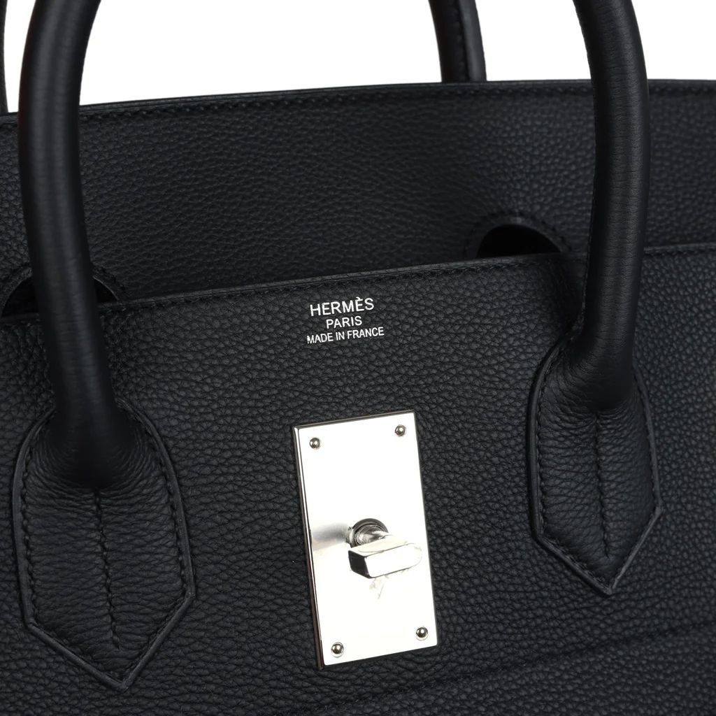 Hermes Birkin HAC 50 Multipockets Bag in Black Clemence Leather - Image 12