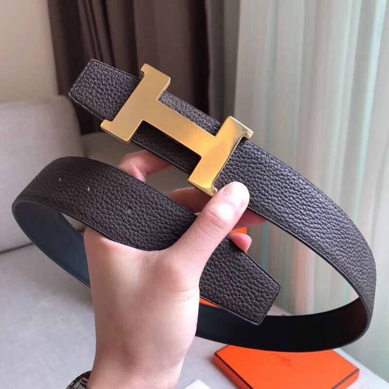 Hermes Constance Belt Buckle & Cafe Clemence 38 MM Strap - Image 3