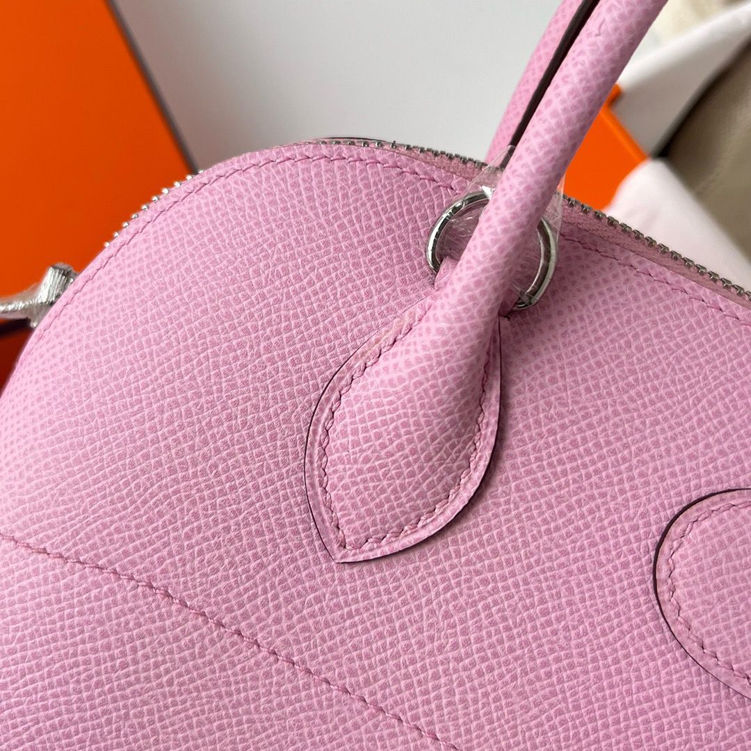 Hermes Bolide 1923 27 Handmade Bag In Mauve Sylvestre Epsom Calfskin - Image 6