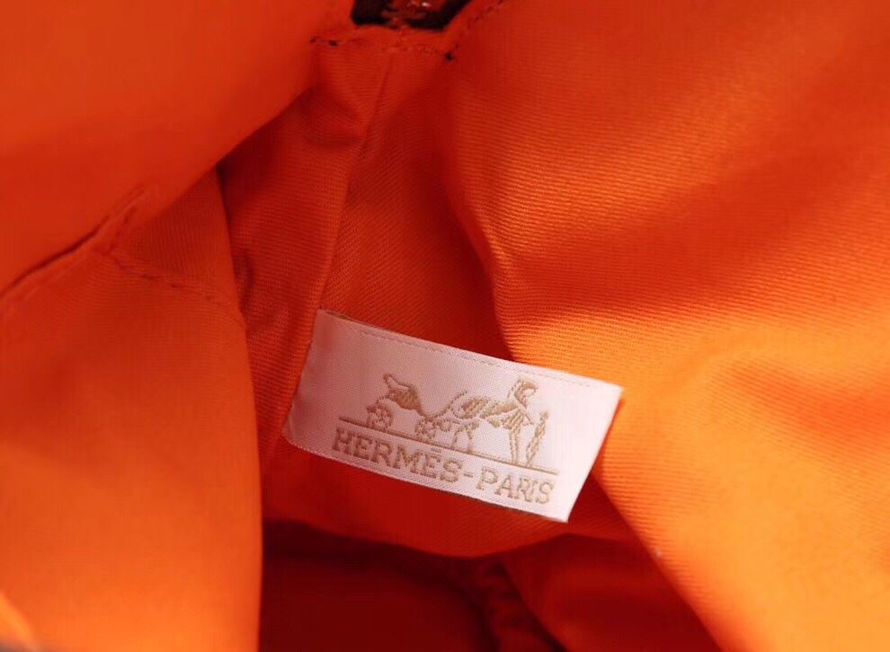 Hermes Medium Bolide Travel Case In Grey Cotton - Image 7