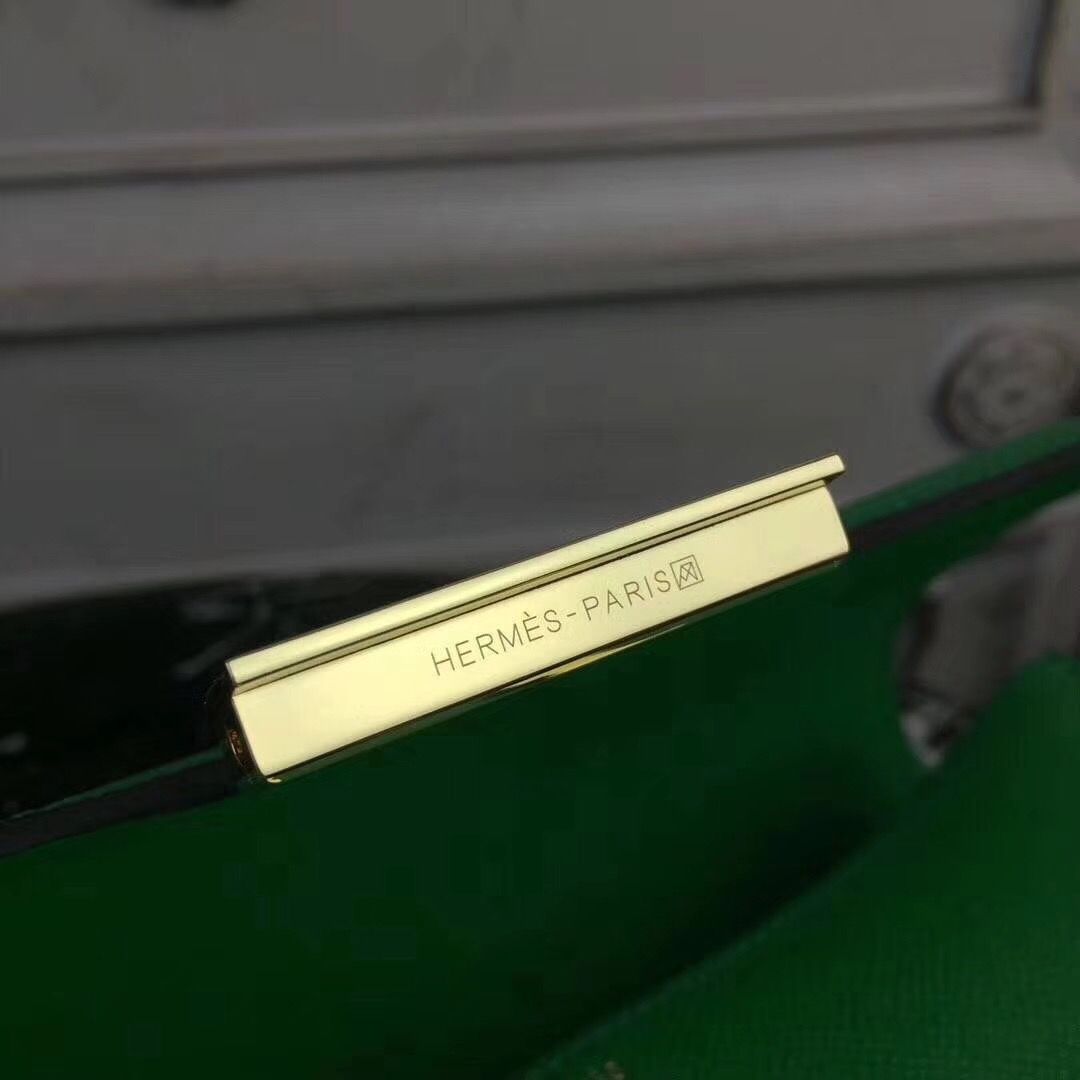 Hermes Bamboo Constance MM 24cm Epsom Leather Bag - Image 6