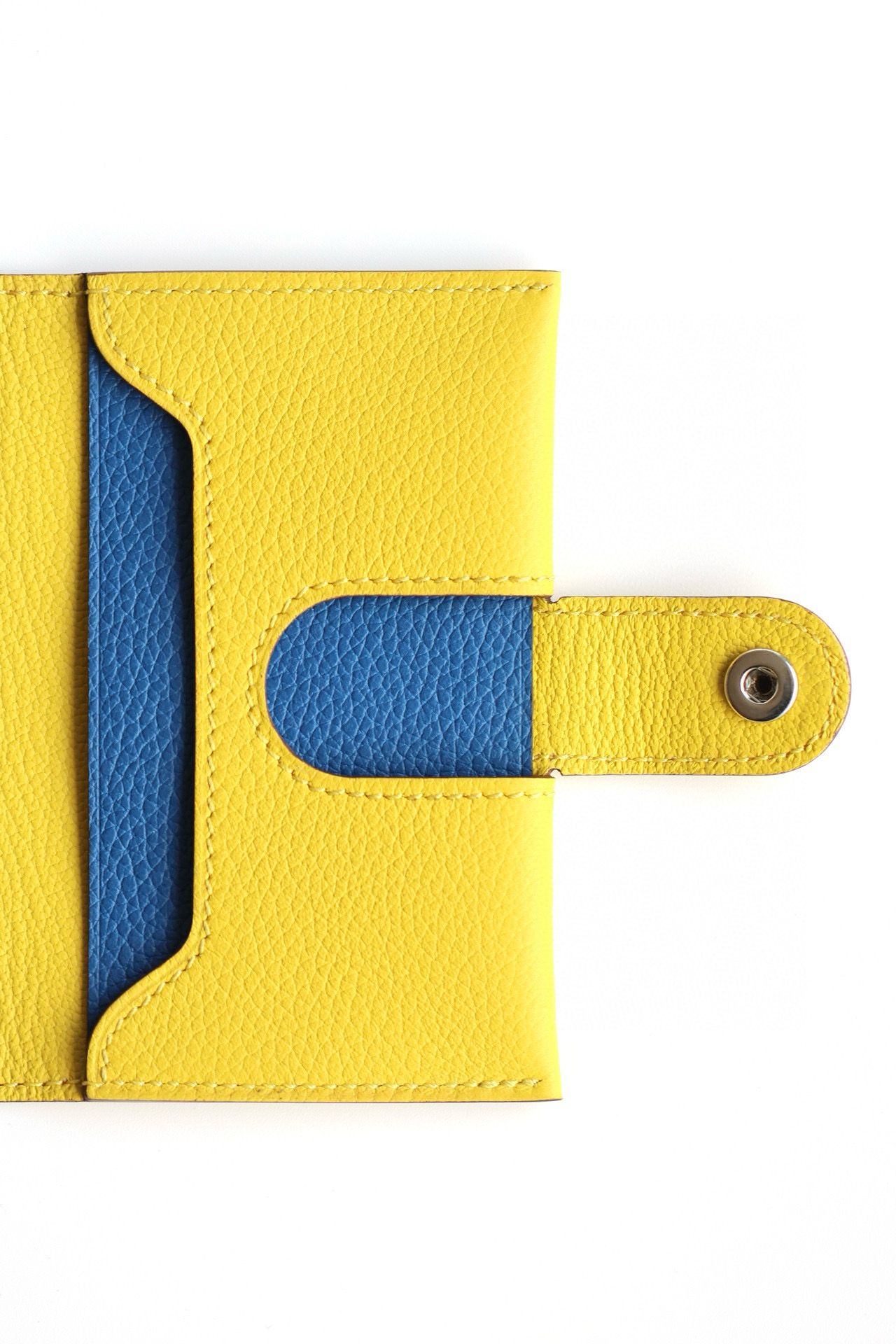 Hermes R.M.S Verso Card Holder in Jaune de Naples Evergrain Calfskin - Image 4