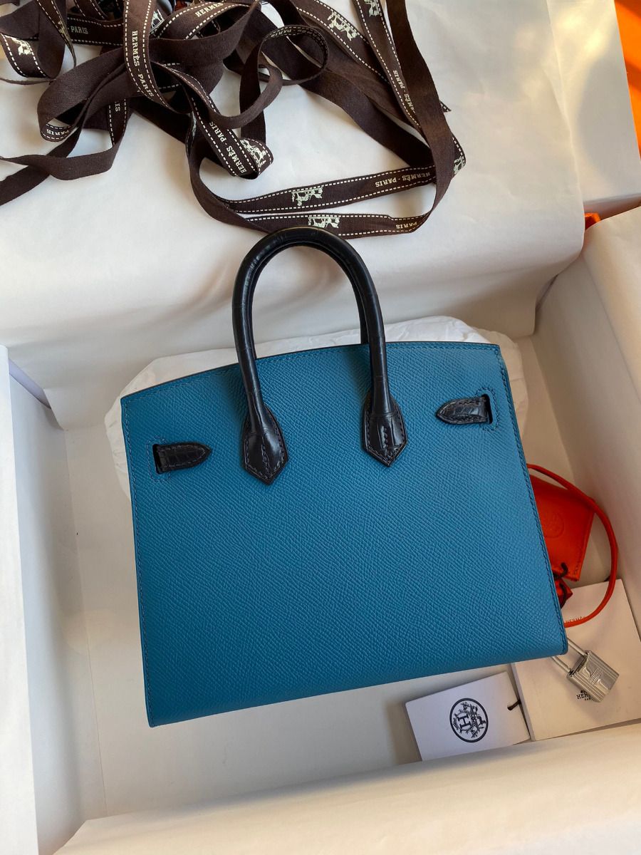 Hermes Night Sac Faubourg Birkin 20 Sellier Limited Edition Bag - Image 3