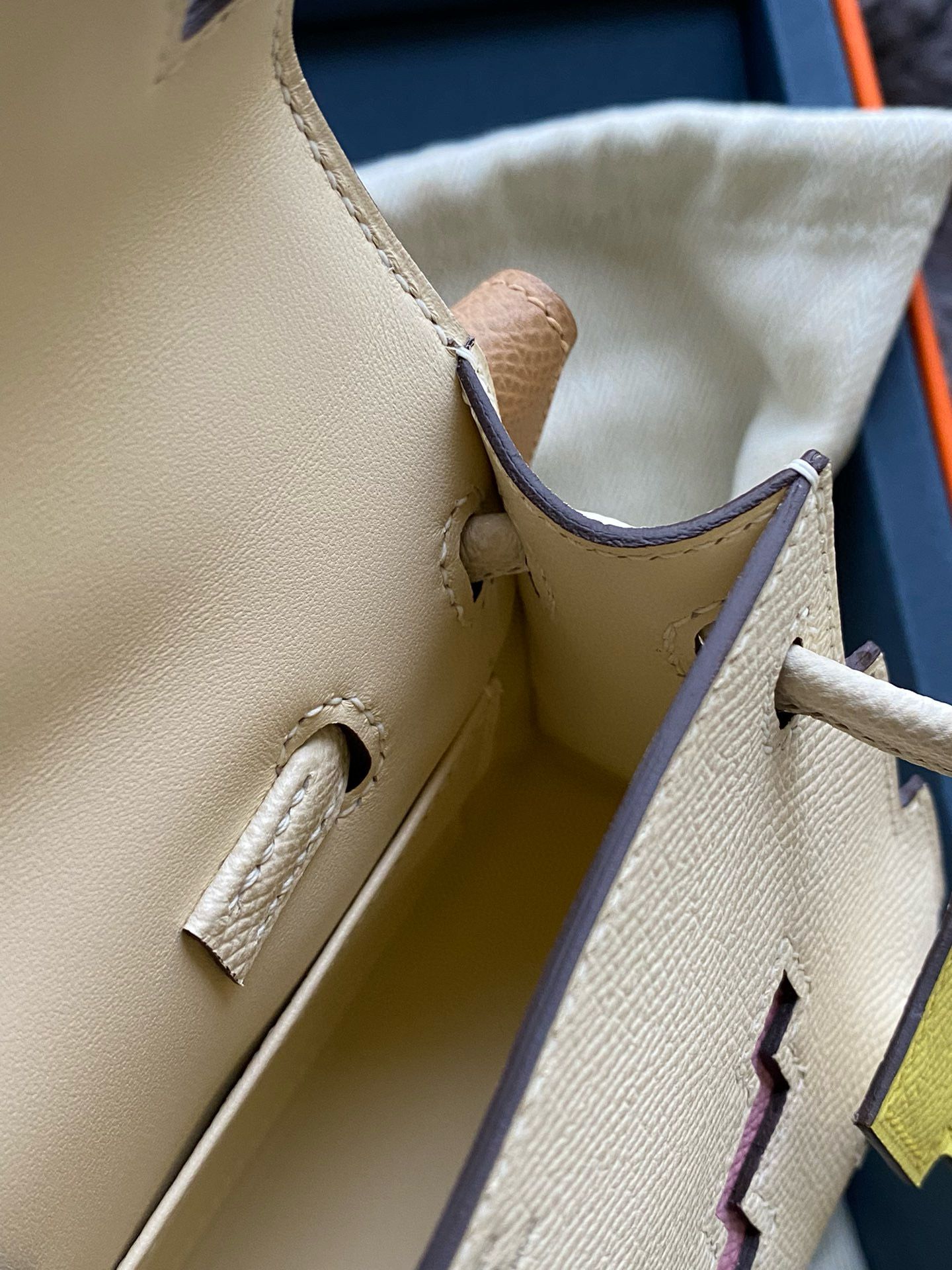 Hermes Kelly Doll Picto Bag in Nata Epsom Calfskin - Image 6