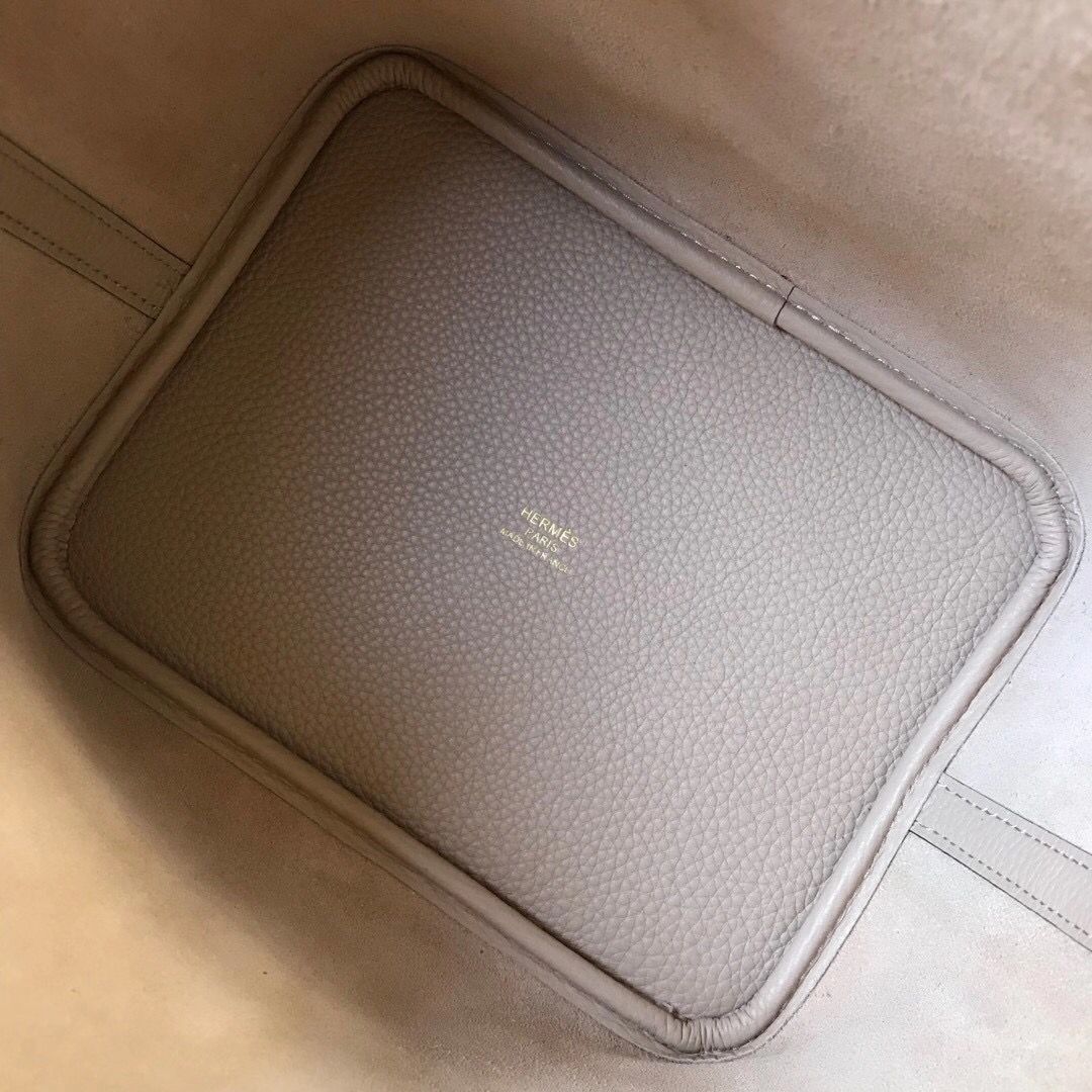 Hermes Picotin Lock 22 Bag In Trench Clemence Leather - Image 9