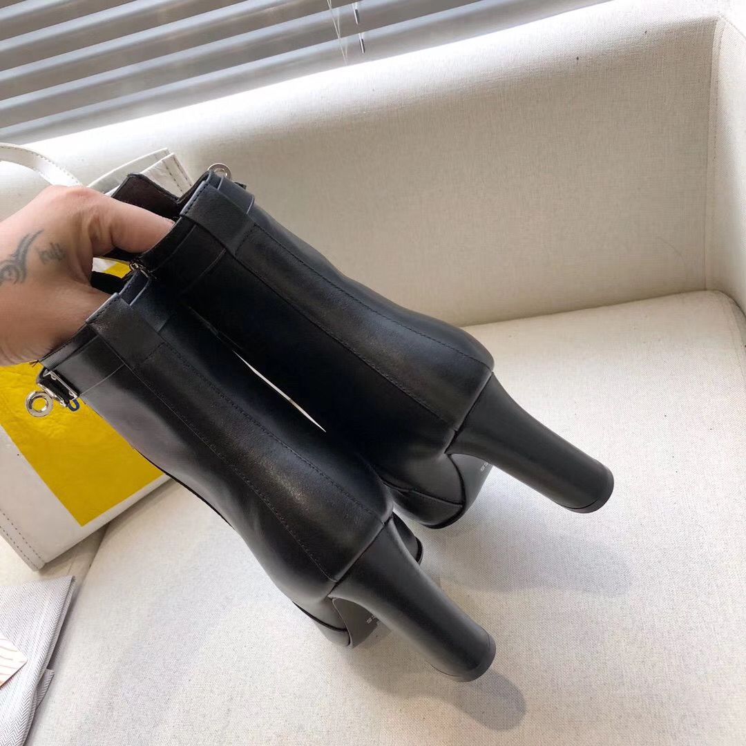 Hermes Black Joueuse Ankle Boots - Image 7