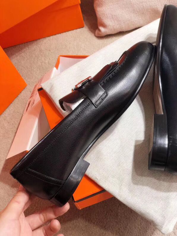 Hermes Royal Loafers In Black Calfksin - Image 5