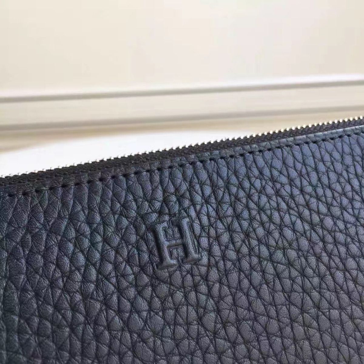 Hermes Black Clemence Azap Zipped Wallet - Image 6