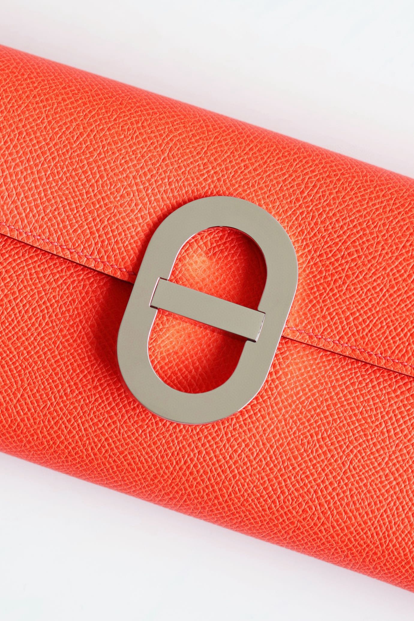 Hermes Maillon To Go Wallet in Rose Jaipur Epsom Calfskin - Image 6