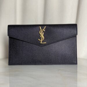 YSL Black Uptown Clutch