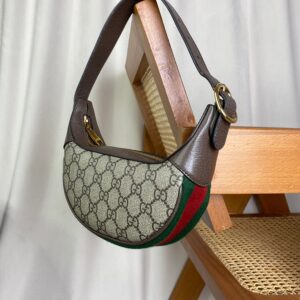 Gucci Brown GG Ophidia Mini Tote Bag